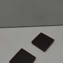 Non Slip Furniture Pads- 3"x3" Square Anti Skid Caster Cups Furniture Coasters, Anti-Sliding Grippers Floor Protectors for Furniture Bed, Couch, Chair Leg, Brown(Set of 8)