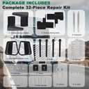 32 Pcs Chassis Fuel Tank Fairing Handle Kit Compatible with Volvo VNL 2018-2025 Replaces# 82757805, 82757807, 82757796, 82757798, 20727161, 20727160, 20745991, 20745994, 990929