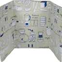 Oil Splatter Screen Foil Plate 33.07X15.35 Inch Adjustable Stove Burner Heat Insulation Guard Kitchen Oil Barrier Shield for Cooking Cleanup (medium, As Shown)