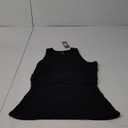 Kindred Bravely Ribbed Racerback Nursing Tank Top | Women's Sleeveless Breastfeeding Shirt (Medium, Black)