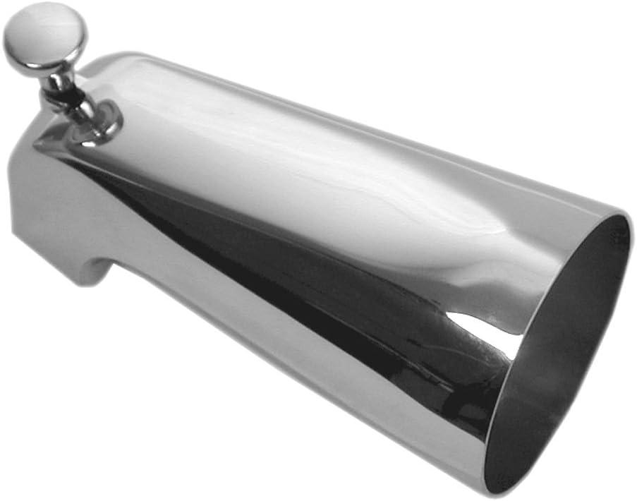 DANCO Bathroom Tub Spout with Front Pull Up Diverter, Chrome Finish, 1-Pack (88052)