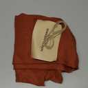 Keketoarrange Fall Thanksgiving Table Runner Terracotta Decorations 120 Inch 10 FT Rustic Burnt Orange Sheer Cheese Cloth for Baby Bridal Shower Friendsgiving Party Centerpiece Gauze Decor for Home