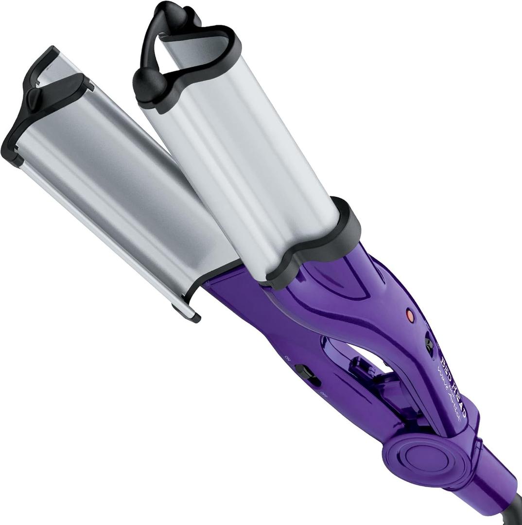Bed Head Wave Artist Deep Waver | Combat Frizz, Get Long Lasting Results, & Add Massive Shine for Beachy Waves | With Tourmaline Ceramic Technology (Purple) (1 Count (Pack of 1))