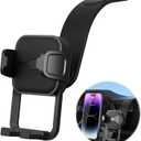 oumaga Car Phone Holder, Phone Holders for Your Car Universal Dashboard, [Super Stable] Car Phone Mount, and Bendable Memory Titanium Alloy, Car Phone Holders for iPhone & Android Smartphone (Black)