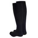 Truform Compression Socks, 8-15 mmHg, Men's Dress Socks, Knee High Over Calf Length, Navy, X-Large