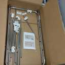 VEVOR Stainless Steel Rolling Cart, 3-Tier Metal Utility Cart with Lockable Wheels, Medical Serving Trolley Clinic Tray, Mobile Service Cart for Hospital, Lab, Restaurant, Kitchen, Salon (3-Layer Shelf, Silver)