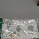 Standard Size Pillowcases Set of 2, 100% Cotton Pillow Cases, Light Green Floral Pillow Covers, Soft Breathable Natural Pillow Case with Envelope Closure (Standard, 20"x26")