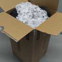 KSIIA Washable Dog Bed Deluxe Plush Dog Crate Beds Comfy Kennel Pad Anti-Slip Pet Sleeping Mat for Large, Jumbo, Medium, Small Dogs Breeds, 35" x 23", Gray (Grey)