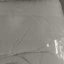 Amazon Basics White Down Alternative Comforter and Duvet Insert with Corner Tabs, Machine Washable, Full/Queen, Light