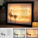 Sympathy Gift LED Memorial Shadow Box Memorial Gifts for Loss of Loved One Mother Mom Dad Father, in Memory of Loved One Gifts (A Letter From Heaven)