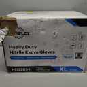 TitanFlex Heavy-Duty Blue Disposable Nitrile Gloves, XL, Case of 1000, 6-mil, Fully Textured, Powder-Free, Latex-Free
