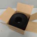 Vinyl Baseboard Molding Trim 4 Inch x 20 Feet Peel and Stick Baseboard Trim Flexible PVC Cove Base Moulding Self-Adhesive Trim for Garage Bathroom Cabinet Floor Walls, Black