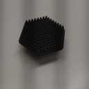 Silicone Face Scrubber for Men, Gentle Exfoliator Pad & Massager, Facial Cleansing Brush Silicone Face Wash Brush Removes Dead & Dry Skin (Black)