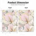 Rimilak Wood Clipboard, 8.5x11" Paper Letter Size, Cute Custom Pattern, Fun Design Hardcard Board for Classroom, Teachers, Kid, Woman, Back to School, Home & Office Supply, Modern Flowers