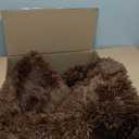 Large Area Rugs for Living Room Bedroom, 6x9 Feet Brown Fluffy Shag Rugs, Ultra Soft Shaggy Plush Fuzzy Modern Indoor Throw Floor Carpet for Kids Girls Boys Dorm Nursery Home Decor Aesthetic