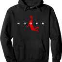 Basketball Clothing - Basketball Pullover Hoodie (Small, Black)
