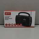 GPX R633B Portable Shortwave AM/FM Clock Radio (Black)