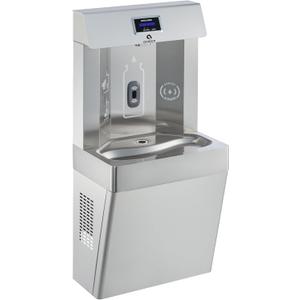 Avalon Wall Mounted Water Fountain with Bottle Filling Station, High Capacity Cooling, Sensor Dispensing, Self Cleaning, Digital Bottle Counter Display, Dual Filtration, ADA Compliant