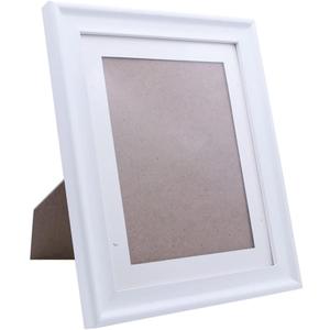 ABOOFAN Inches Photo Frame Wall Solid Wood White Picture Frame for Home Photo Holder for Decorations, Pack of 5