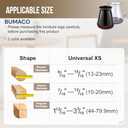 40 Pack Extra Small Chair Leg Floor Protectors Silicone Covers to Protect Floors Universal XS Clear Fit (8/16"-15/16")