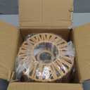 Ceiling Light Boho Light Fixtures Ceiling Mount,Mini Rattan Chandelier Light Fixture with Dimmable LED Bulb,Hand Woven Ceiling Light Fixtures