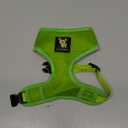 EcoBark Dog Harness - Max Comfort Luxurious Soft Mesh - Over The Head No Pull & No Choke Halter Harness Vest - Eco-Friendly Body Harness - Green - Size S