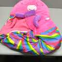 Happy Nappers: Pillow & Sleepy Sack: Medium - Pink Unicorn BeeBee - 54 x 20, 2-in-1: Plush Animal Opens Into Sleeping Bag, Soft Play & Nap Character, Kids 3+