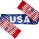 2 x Scarf For World Cup 2026HD PrintingDruableSkin Friendly USA Soccer Scarf For 4th of July Accessories