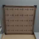 20x20 Wood Frame Brown, Rustic Natural Wooden 20x20in Poster Picture Frame, Distressed 20 x 20inch Woodgrain Gallery Photo Frame with HD Plexiglass, Horizontal Vertical Wall Mounting Display 1pcs