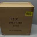 Mounto 10-Pack Pre-Filter Replacements for HEPA 500 Air Scrubber, Enhanced Dust Capture, Easy Installation, Extends HEPA Filter Life