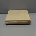 Adrattnay Basswood Sheets 3mm - 1/8 x 12 x 12 inch, 24pcs Square Laser Basswood Plywood for Laser Cutting & Engraving DIY Crafts, Wood Burning, Painting, Architectural Model Building (24PACK)