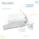 Regalo Inflatable Toddler Travel Bed with Safety Rail Bumpers, Portable Toddler Air Mattress with Pump & Carry Bag, Foldable Kids Bed for Travel, Camping & Sleepovers, Ages 25