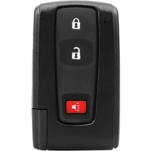 Smart Key Fob Replacement for Toyota Prius 2004 2005 2006 2007 2008 2009 Keyless Entry Remote Start, Silver Logo (MOZB31EG)