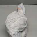 Commercial Mops for Floor Cleaning - Looped-End Heavy Duty Wet Mop with Long Handle for Hardwood Wood Tile Vinyl - Reusable Cotton Head for Home Garage Kichen Bathroom (White)