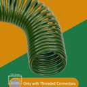 Recoil Air Hose, 33ft Air Compressor Hose, 3/8" External Diameter with Bend Restrictor, Only with Threaded Connector