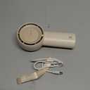 JISULIFE Handheld Portable Turbo Fan [16H Max Cooling Time], 4000mAh USB Rechargeable Personal Battery Operated Mini Small Pocket Fan with 5 Speeds for Travel/Outdoor/Vacation/Concerts - Brown