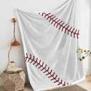 Super Soft Kids Baseball Gifts Blanket, Lightweight Cozy Flannel Throw Blankets for Boys Girls, 40in X 50in