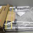 Walkers for Seniors, Folding Walker, Narrow Walkers for Small Spaces, Standard Walker Height Adjustable, Front Wheeled Rolling Walker, Upright Mobility Aid for Seniors and Handicap, Up to 300 Pounds