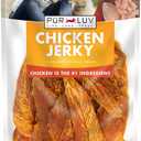 Pur Luv Chicken Jerky Dog Treats, Made with 100% Real Chicken Breast, 16 Ounces, Healthy, Easily Digestible, Long-Lasting, High Protein, Satisfies Dog's Urge to Chew (EXP 07/03/27)