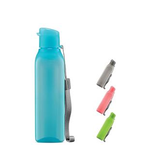 MILTON Travel Water Bottle – 1Pcs Reusable Sports Bottle with Easy Open Close Lid and Leakproof Neck – Food Grade Plastic Water Bottles for Adults and Kids, School, Gym