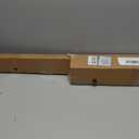 Ivilon Drapery Treatment Window Curtain Rod - Square Design 1 1/8 Rod. 72 to 144 Inch. Black