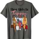 The Girls Be Trippin' Girls Trip for Black Women T-Shirt XL