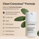 Honest Beauty Sensitive Skin Daily Calm Lightweight Moisturizer | Reduces Redness, Hydrates, + Calms Skin | Hypoallergenic, Fragrance Free, Vegan | 1.7 fl oz