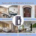 Anti-Theft Video Doorbell Mount, No Drill Ring Doorbell Holder for Apartment Hotel Rental Homes, Compatible with Ring Wireless Video Doorbell 4/3/3 Plus/2/1/Pro/2021/(2020 Release)