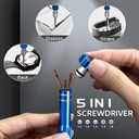 JOREST Watch Repair Kit for Battery Replacement & Link Removal, Resizing &Opener, Watch Repair and Cleaning Screwdriver Set, Wrench Back Remover, Spring Bar Tool