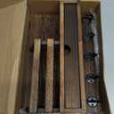 Key Holder Wall Mount, Mail Holder with Storage Drawer and 5 Key Hooks for Coat, Dog Leash, Home Decor Rack, House Accessories, Entry Way Organizer
