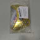 eXtremeRate Chrome Gold Replacement Faceplate Front Housing Shell with Thumbstick Accent Rings for Xbox One Elite Remote Controller Model 1698 - Controller NOT Included