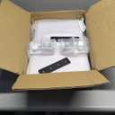 suptek Large Keyboard Tray Under Desk Pull Out with C Clamp Mount, Computer Keyboard & Mouse Tray, 34 (38 Including Clamps) x 11.8 inch Slide-Out Platform Computer Drawer for Typing, White, DSF1LW