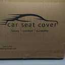 MINGBRON Car Seat Covers Full Set, 5 Seats Comfortable Faux Leather Seat Covers for Cars, Waterproof Automotive Seat Covers, Luxury Universal Fit Seat Covers for SUV, Sedans, Pick-up Trucks (Gray)