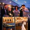 VIPAR Outdoor String Lights, 100FT 52 ST38 Bulbs Patio Lights Outdoor Waterproof, Shatterproof Vintage Edison LED Outside Hanging Light for Backyard, Porch, Garden, Deck, Bistro, 2700K Dimmable